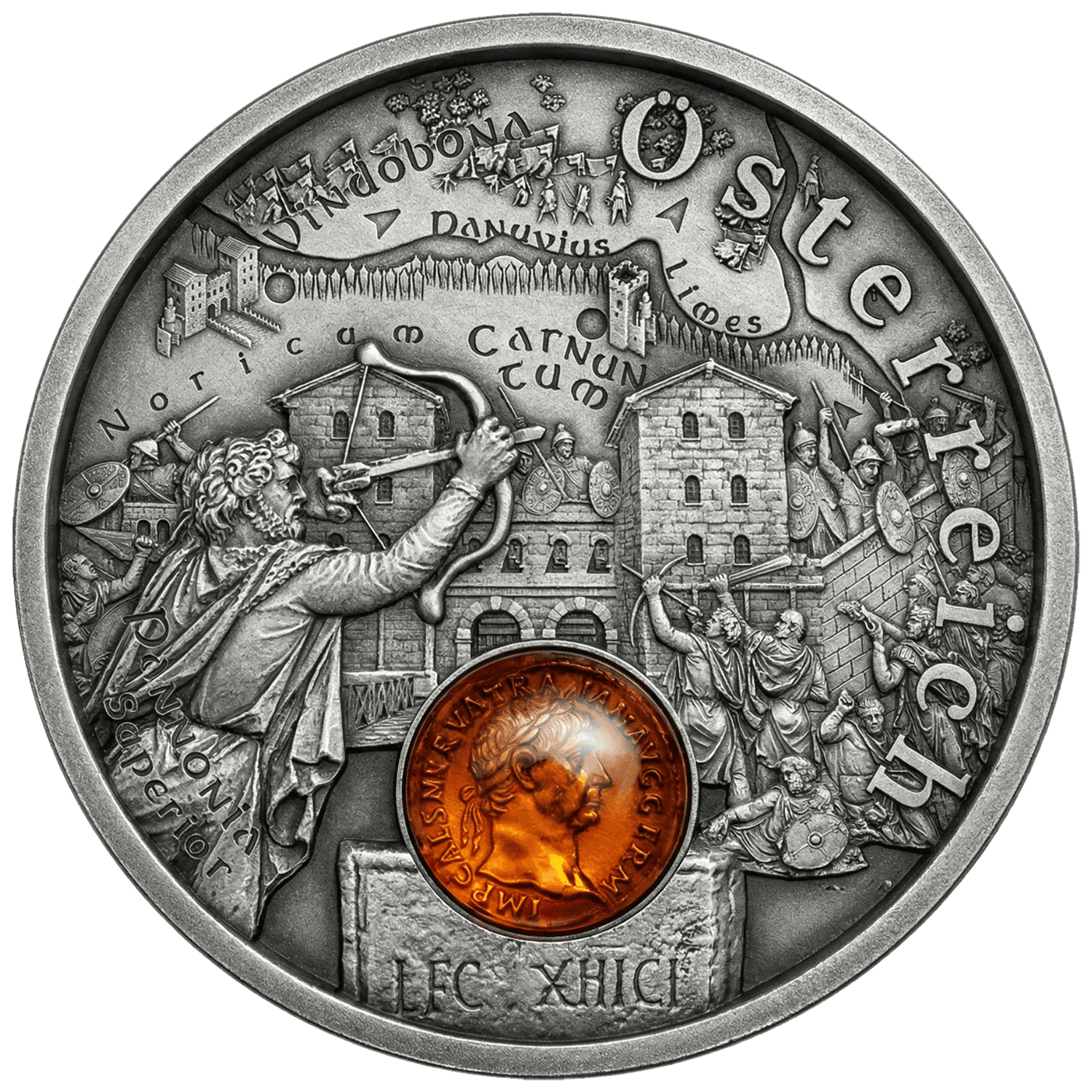 Niue - 2026 - 1 Dollars - Austria (Amber Route series) 1/2oz silver