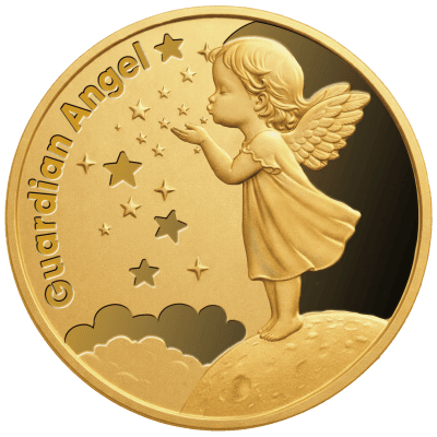 Cameroon - 2026 - 2000 Francs – Guardian Angel 2.3 gram gold