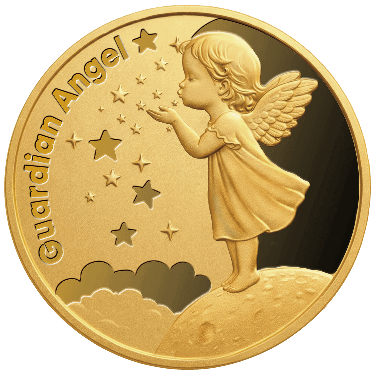 Cameroon - 2026 - 2000 Francs – Guardian Angel 2.3 gram gold