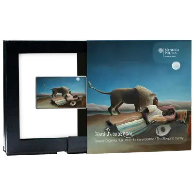 Cameroon - 2026 - 500 Francs - The Sleeping Gypsy (Henri Rousseau series) 17.5gr silver