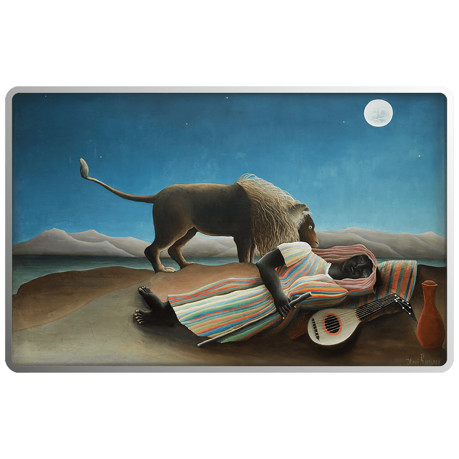 Cameroon - 2026 - 500 Francs - The Sleeping Gypsy (Henri Rousseau series) 17.5gr silver