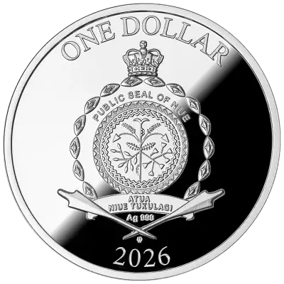 Niue - 2026 - 1 Dollar - Pearl Scarab Egypt