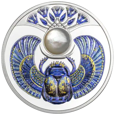 Niue - 2026 - 1 Dollar - Pearl Scarab Egypt