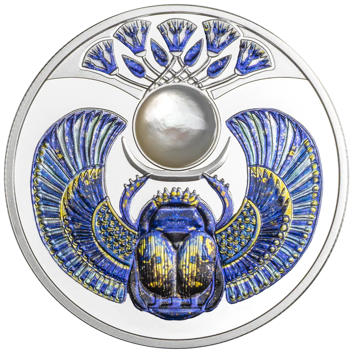 Niue - 2026 - 1 Dollar - Pearl Scarab Egypt 1/2oz silver