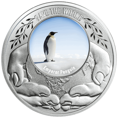 Cameroon - 2026 - 500 Francs – Emperor Penguin 1/2oz silver (Save the World series)