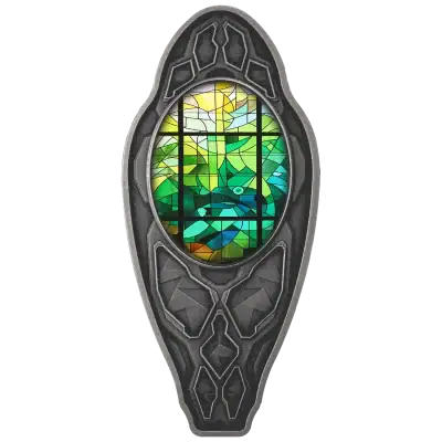 Cameroon - 2026 - 4x 1000 Francs - The most famous stained-glass windows 4x1oz silver set