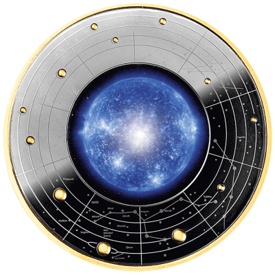 Cameroon - 2026 - 500 Francs – Blue Supergigant 1/2oz silver (Life Cycle of Stars series)