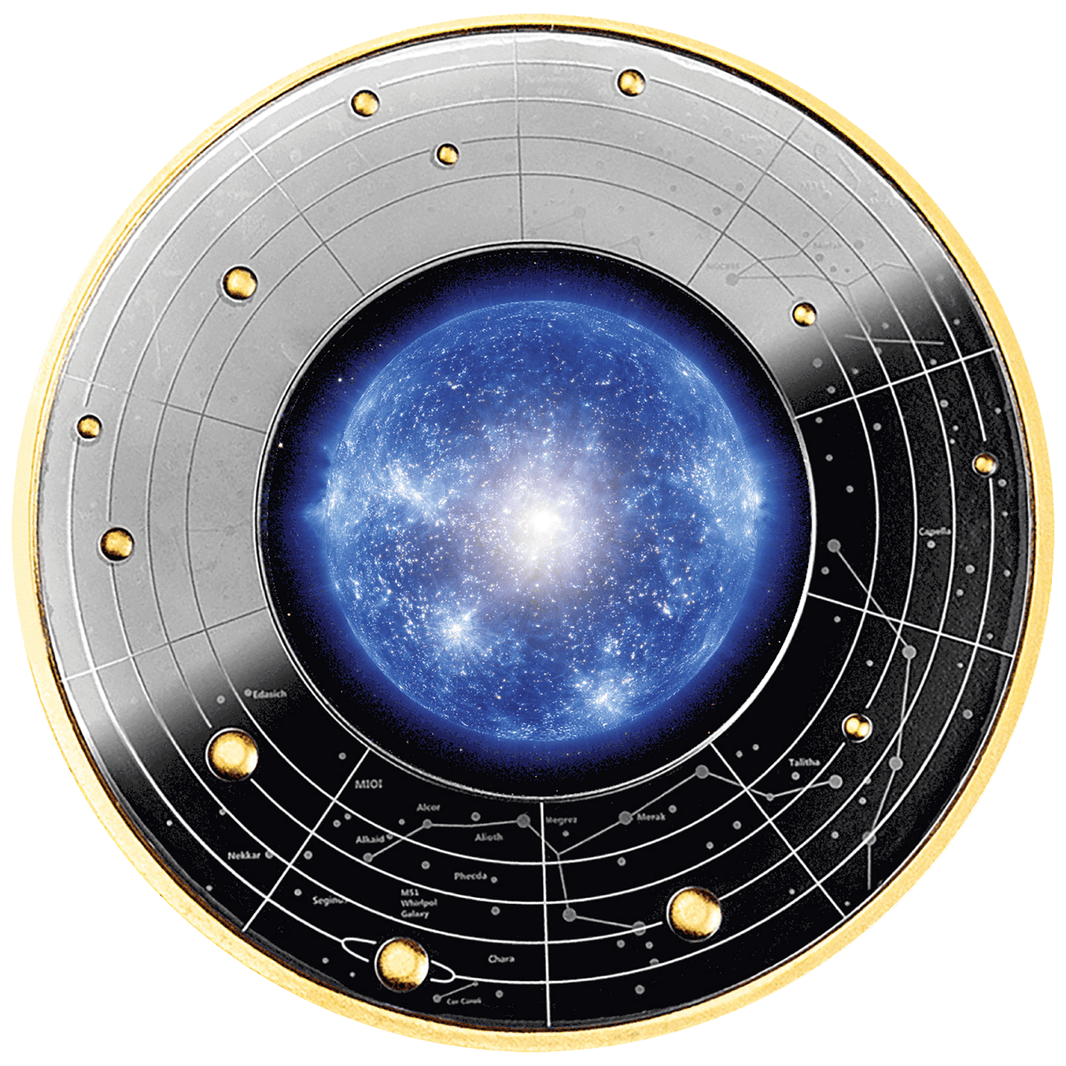 Cameroon - 2026 - 500 Francs – Blue Supergiant 1/2oz silver (Life Cycle of Stars series)