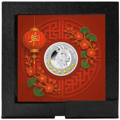 Niue - 2026 - 1 Dollar - Year of the Goat Lunar Years 7 ELEMENTS