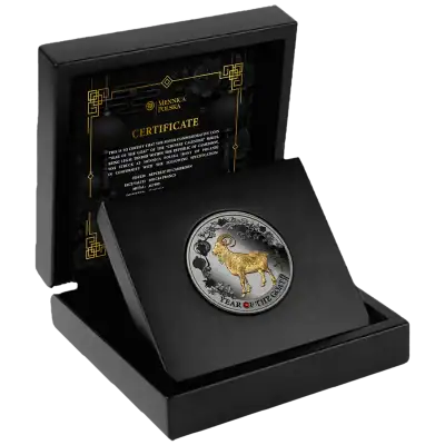 Cameroon - 2026 - 500 Francs - Year of the Goat Lunar Years RUTHENIUM