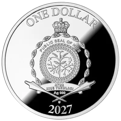 Niue - 2026 - 1 Dollar - Year of the Goat Lunar Years 7 ELEMENTS