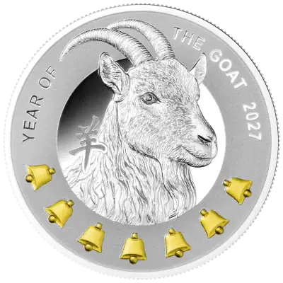 Niue - 2026 - 1 Dollar - Year of the Goat Lunar Years 7 ELEMENTS