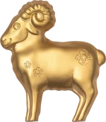 Mongolia - 2027 - 1000 Togrog - Year of the Goat 3D silver 1oz GILDED EDITION