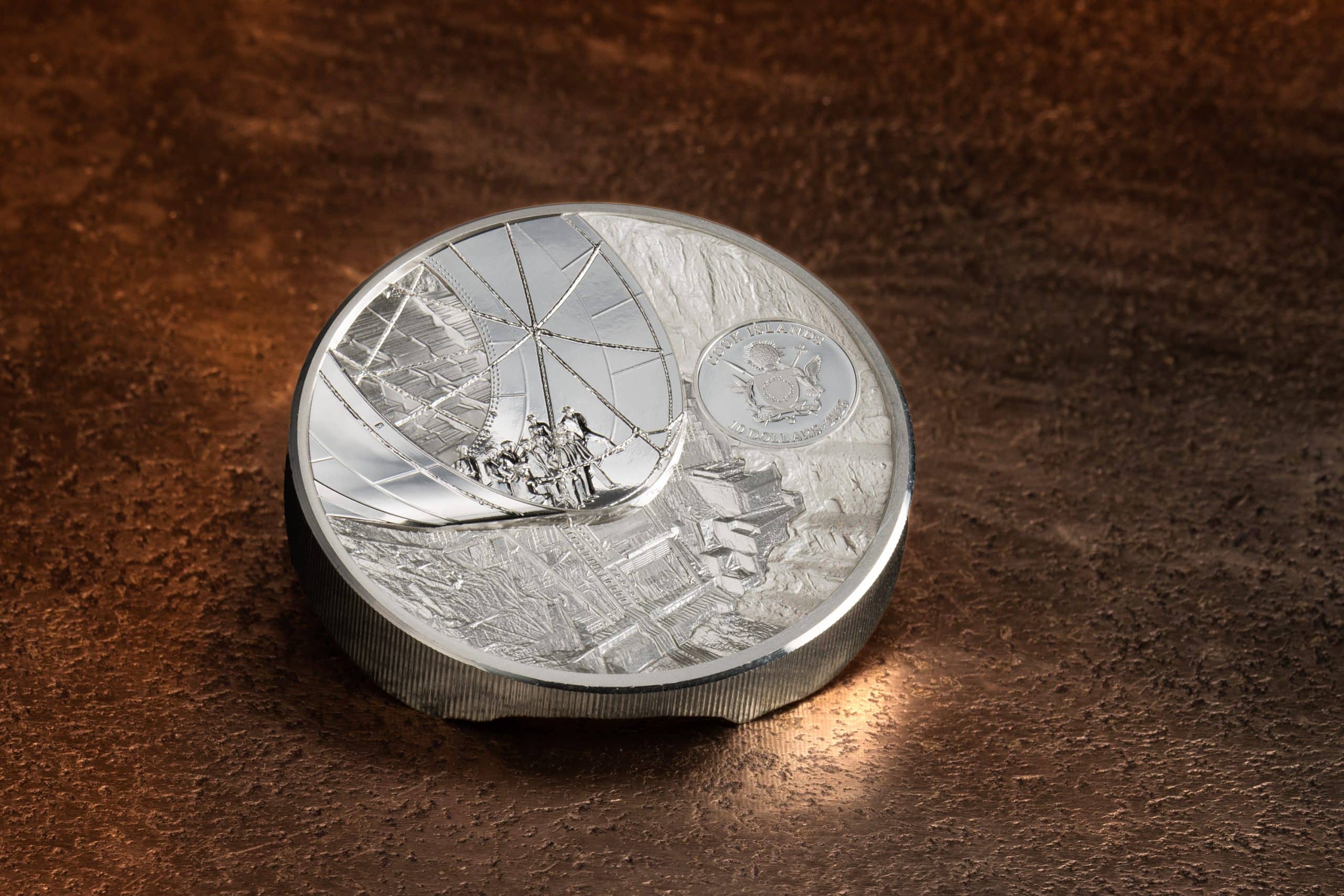 Cook Islands - 2026 - 10 Dollars - Hoover Dam 2oz silver