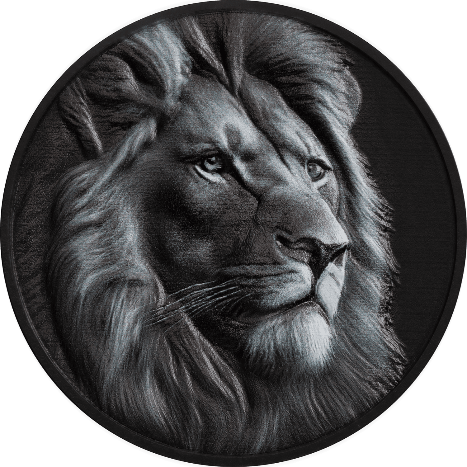 Cook Islands - 2026 - 5 Dollars - Lion (Black & White series) 1oz silver