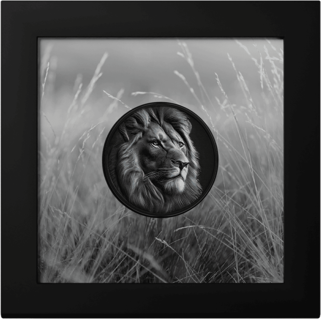 Cook Islands - 2026 - 5 Dollars - Lion (Black & White series) 1oz ...