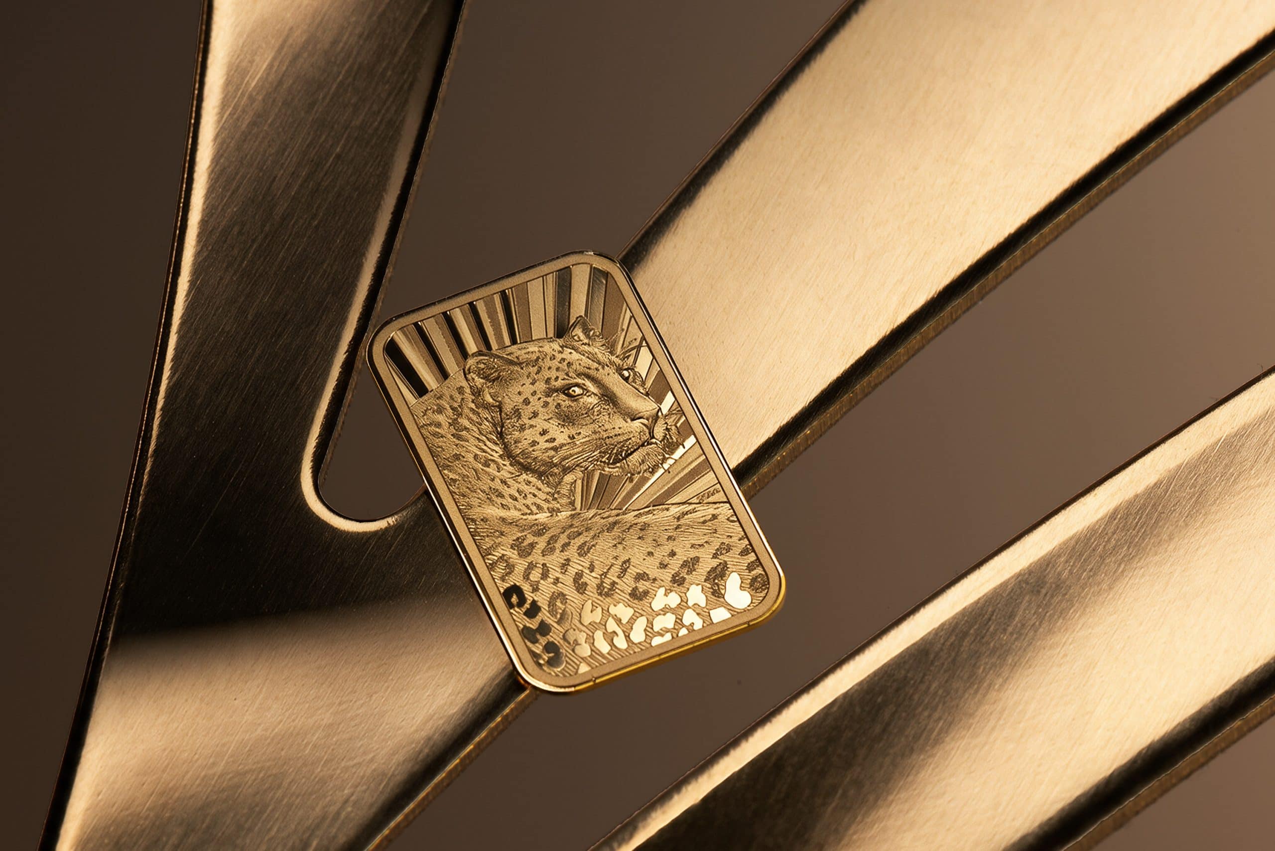 Cook Islands - 2026 - 5 Dollars - Leopard 0.5gr gold (incl box) (Barre de Luxe series)