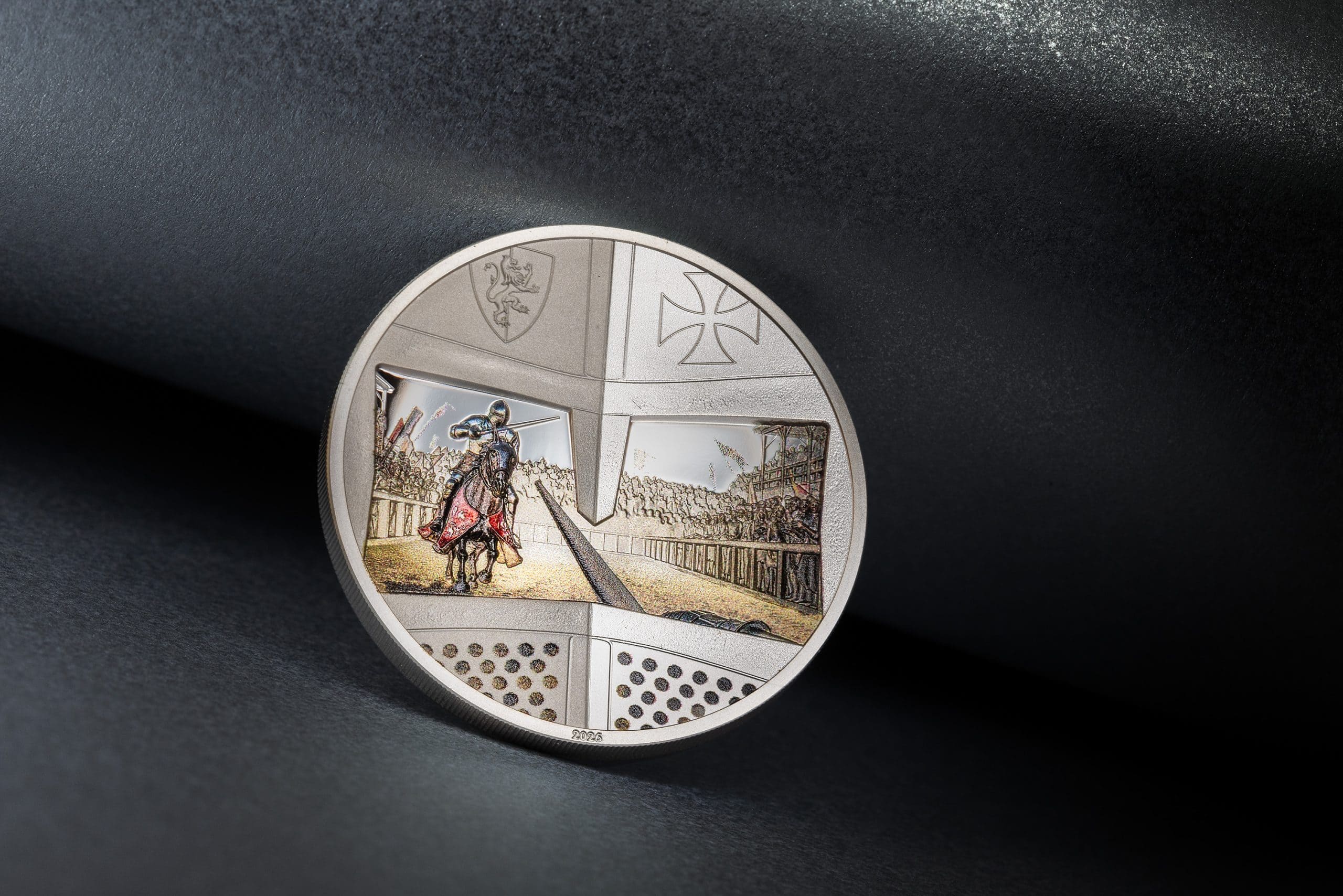 Cook Islands - 2026 - 5 Dollars - Jousting (Knight Games series) 1oz silver