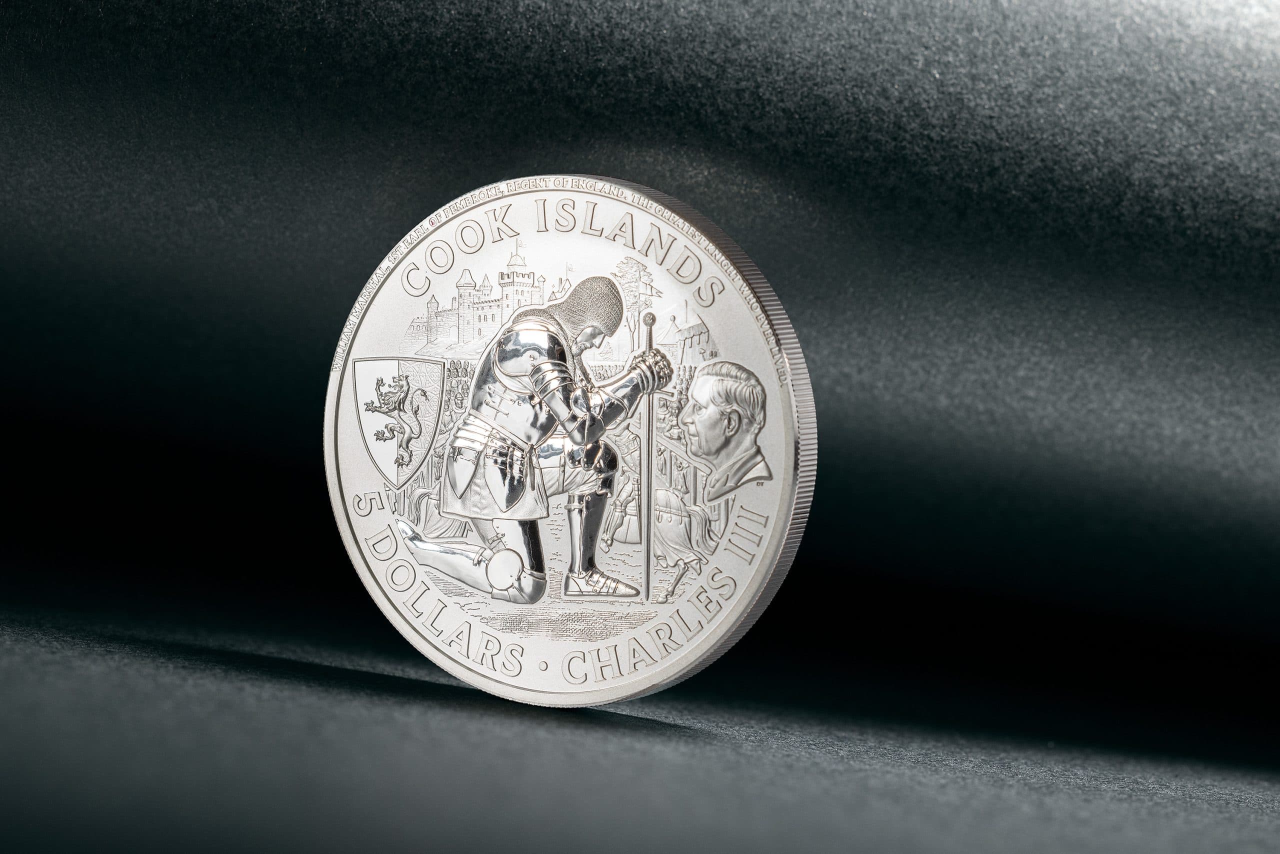 Cook Islands - 2026 - 5 Dollars - Jousting (Knight Games series) 1oz silver