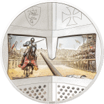 Cook Islands - 2026 - 5 Dollars - Jousting (Knight Games series) 1oz silver
