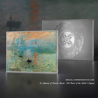 Cameroon - 2026 - 1000 Francs - Impression, Sunrise by Claude Monet (Art Gallery series)