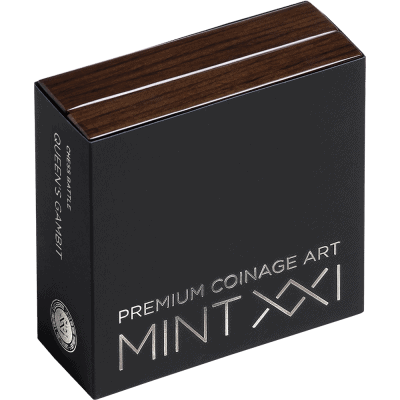 Niue - 2026 - 7 Dollars - Chess Battle Queen's Gambit 3oz silver