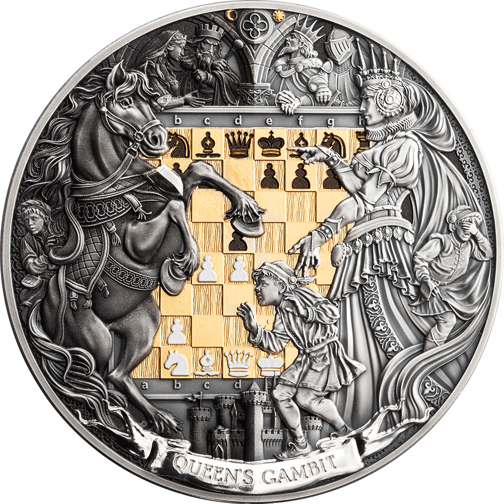 Niue - 2026 - 7 Dollars - Chess Battle Queen