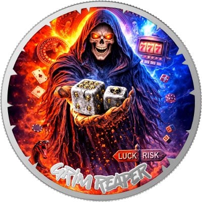 Liberia - 2026 - 3x 10 Dollars - Karma, Checkmate, Fate (Eternal Darkness – Grim Reaper series) 3x 1oz silver