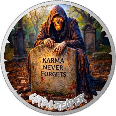 Liberia - 2026 - 3x 10 Dollars - Karma, Checkmate, Fate (Eternal Darkness – Grim Reaper series) 3x 1oz silver