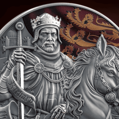 Samoa - 2026 - 2 Dollars – Richard the Lionheart (legends of battlefield series) 2oz silver