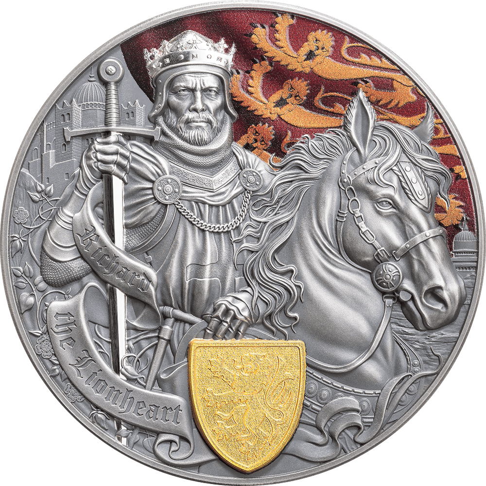 Samoa - 2026 - 2 Dollars – Richard the Lionheart (legends of battlefield series) 2oz silver