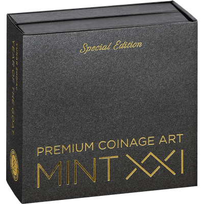 Cameroon - 2026 - 1000 Francs – Year of the Goat BLACK EDITION 1/2oz silver