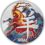 Cameroon - 2026 - 1000 Francs – Year of the Goat SILVER EDITION 1/2oz silver
