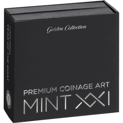 Cameroon - 2026 - 1000 Francs – Year of the Goat GOLDEN EDITION 1/2oz silver