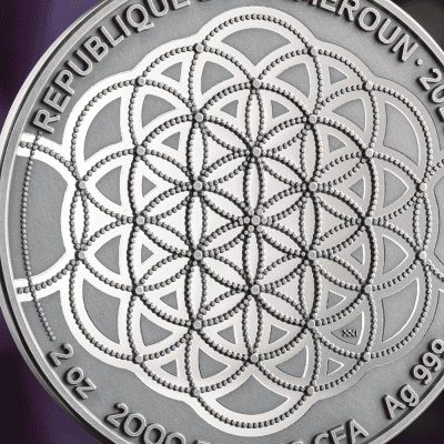 Cameroon - 2026 - 2000 Francs - Indian Elephant (Patterns of the World series) 2oz silver