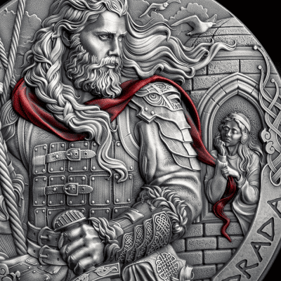 Cameroon - 2026 - 2000 Francs – Harald Hardrada (way to valhalla series) 2oz silver