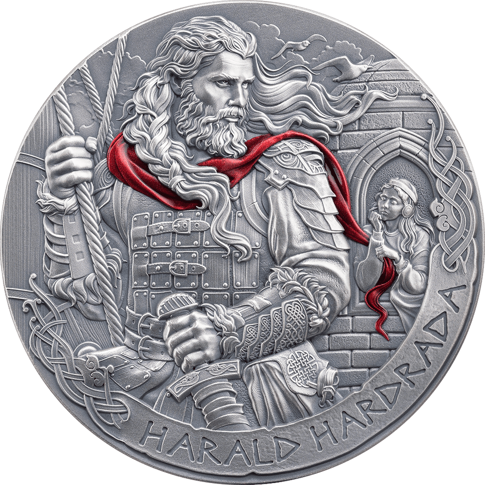 Cameroon - 2026 - 2000 Francs – Harald Hardrada (way to valhalla series) 2oz silver