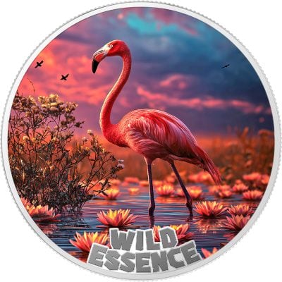 Liberia - 2026 - 3x 10 Dollars - Flamingo, Kookaburra and Harpy Eagle (Wild Essence BIRD series) 3x 1oz silver