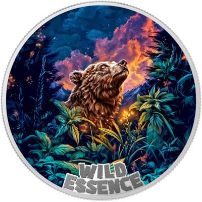 Liberia - 2026 - 3x 10 Dollars - Jaguar, Otter and Brown Bear (Wild Essence series) 3x 1oz silver REGULAR
